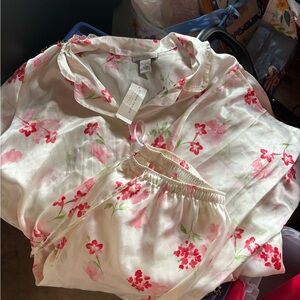 Floral Print Pajama Set